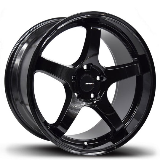 AV281780H35GBK - Avid.1 AV-28 17X8 5X114.3 35mm Gloss Black - Avid.1 Wheels Canada