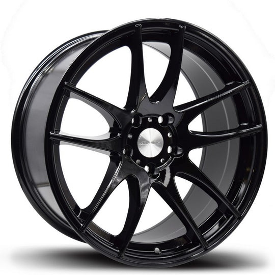 AV3218855H35GBK - Avid.1 AV-32 18X8.5 5X114.3 35mm Gloss Black - Avid.1 Wheels Canada
