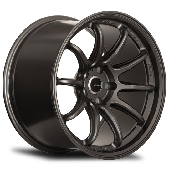 AV4018855C35GR - Avid.1 AV-40 18X8.5 5X100 35mm Matte Graphite - Avid.1 Wheels Canada