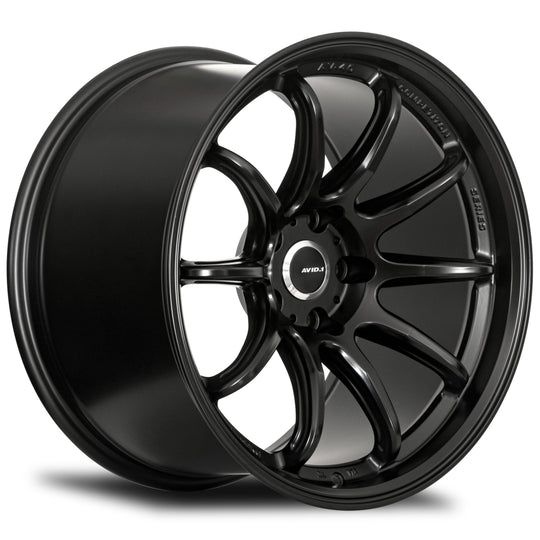 AV4018105H22BK - Avid.1 AV-40 18X10.5 5X114.3 22mm Matte Black - Avid.1 Wheels Canada