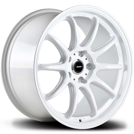 AV4018855H35WH - Avid.1 AV-40 18X8.5 5X114.3 35mm White - Avid.1 Wheels Canada
