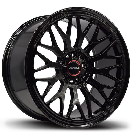 AV4418855G42GBK - Avid.1 AV-44 18X8.5 5X112 42mm Gloss Black - Avid.1 Wheels Canada