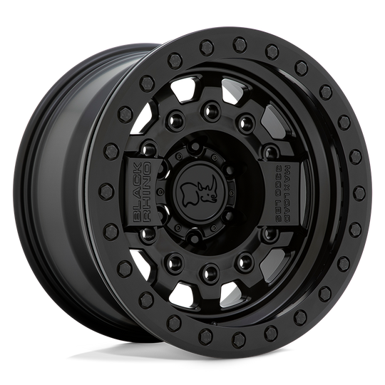 1785AVG-06140M12 - Black Rhino Avenger Beadlock 17X8.5 6X139.7 -30 mm Matte Black W/ Black Hardware - Black Rhino Wheels Canada