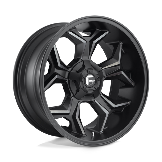 D60520902650 - Fuel Off-Road D605 Avenger 20X9 5X127 / 5X114.3 1mm Matte Black Double Dark Tint - Fuel Off-Road Wheels Canada