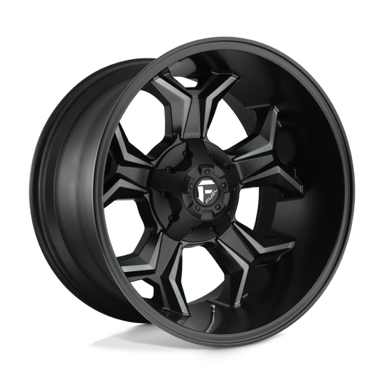 D60522201847 - Fuel Off-Road D605 Avenger 22X12 8X180 -44 mm Matte Black Double Dark Tint - Fuel Off-Road Wheels Canada