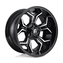 Load image into Gallery viewer, D60620009847 - Fuel Off-Road D606 Avenger 20X10 6X139.7 / 6X135 -18mm Gloss Black Milled - Fuel Off-Road Wheels Canada