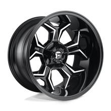 Load image into Gallery viewer, D60620209847 - Fuel Off-Road D606 Avenger 20X12 6X135 / 6X139.7 -44mm Gloss Black Milled - Fuel Off-Road Wheels Canada