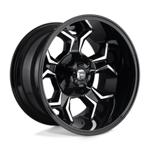 Load image into Gallery viewer, D60620201747 - Fuel Off-Road D606 Avenger 20X12 8X170 -44 mm Gloss Black Milled - Fuel Off-Road Wheels Canada