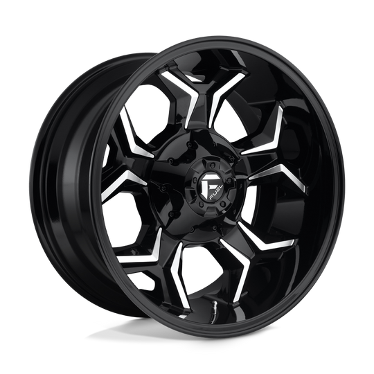 D60620207047 - Fuel Off-Road D606 Avenger 20X12 5X150 / 5X139.7 -44mm Gloss Black Milled - Fuel Off-Road Wheels Canada
