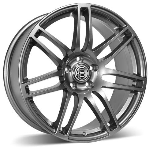 AVW662BGM - RSSW Bold 16X7 5X112 ET 40MM Bore 66.6MM Gunmetal - RSSW Wheels Canada