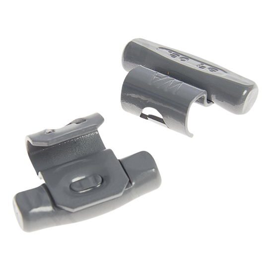 AW050S Tectonic 0.5 OZ Coated Steel Clip-On AW Series Wheel Weights Box of 50