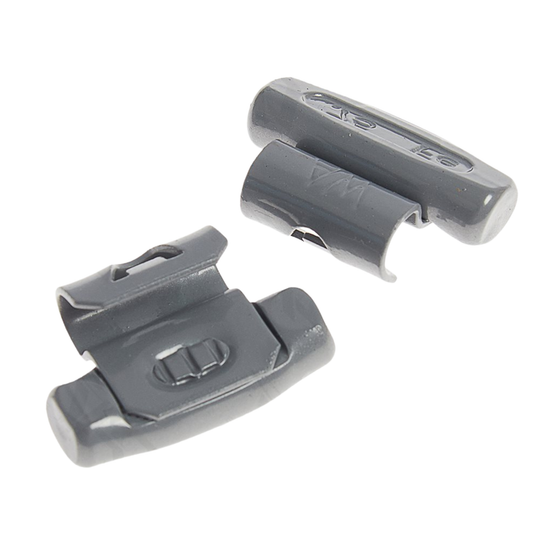 AW075S Tectonic 0.75 OZ Coated Steel Clip-On AW Series Wheel Weights Box of 50