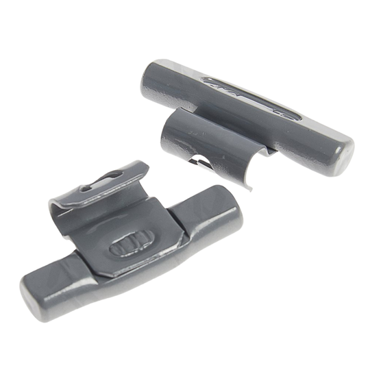 AW100S Tectonic 1 OZ Coated Steel Clip-On AW Series Wheel Weights Box of 50