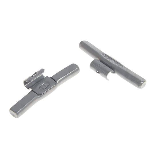 AW150S Tectonic 1.5 OZ Coated Steel Clip-On AW Series Wheel Weights Box of 50