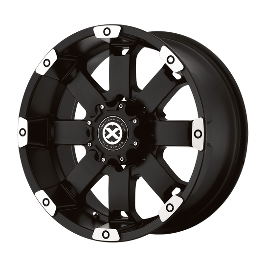 AX18578068700 - ATX AX185 Crawl 17X8 6X139.7  0mm Matte Black Machined - ATX Wheels Canada