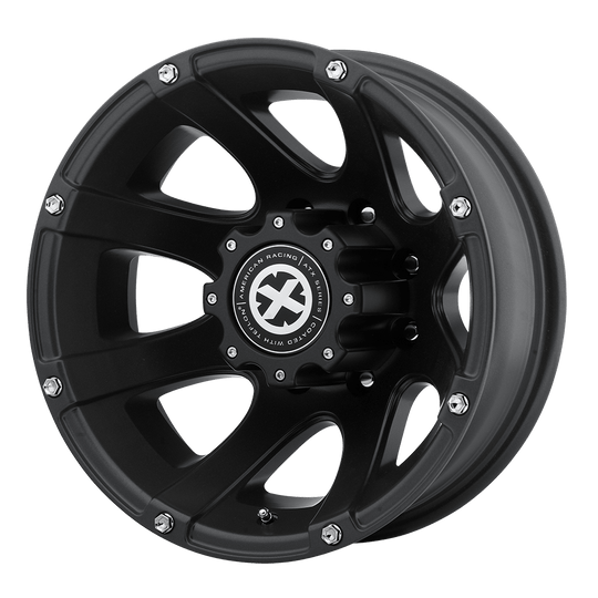 AX18966087694N - ATX AX189 Ledge Dually 16X6 8X170 -134 mm Textured Black - ATX Wheels Canada