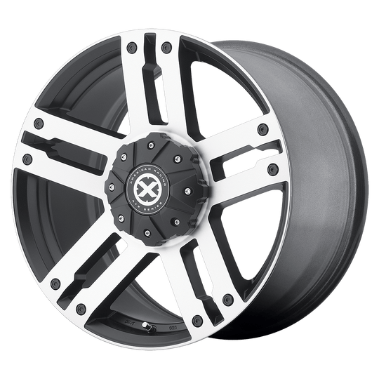 AX19088517730 - ATX AX190 Dune 18X8.5 5X114.3 5X120 30mm Satin Black With Machined Face - ATX Wheels Canada