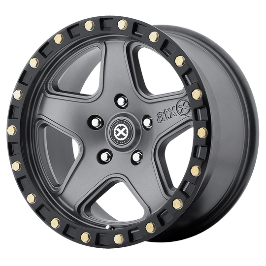 AX19488542435 - ATX AX194 Ravine 18X8.5 5X110  35mm Matte Gray Black Reinforcing - ATX Wheels Canada