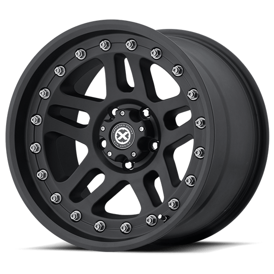 AX19579012612N - ATX AX195 Cornice 17X9 5X114.3 -12 mm Textured Black - ATX Wheels Canada