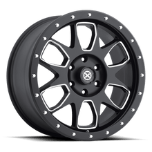Load image into Gallery viewer, AX19629062745 - ATX AX196 20X9 6X139.7  45mm Satin Black With Milled Accents - ATX Wheels Canada