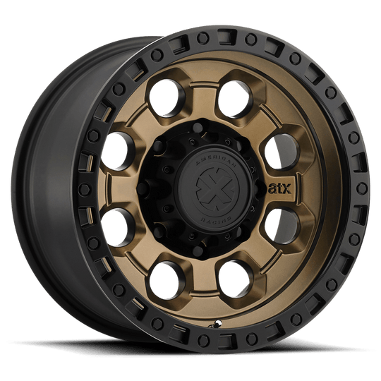 AX20189055600 - ATX AX201 18X9 5X139.7  0mm Matte Bronze With Black Lip - ATX Wheels Canada
