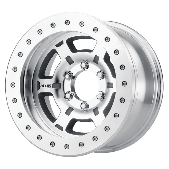 AX75779050524NF - ATX AX757 Chamber Pro II Beadlock 17X9 5X127 -24 mm Machined - ATX Wheels Canada
