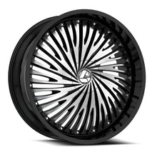 Charger l'image dans la galerie, AZA-5263095BL15BM - Azara AZA-526 30X9.5 Blank 15mm Gloss Black &amp; Machined - Azara Wheels Canada