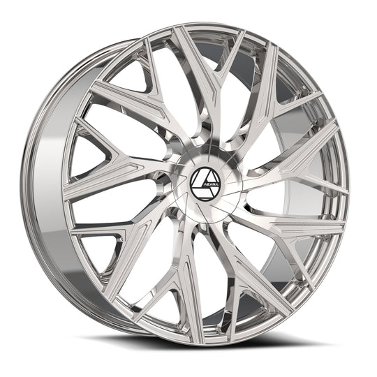 AZA-52722853838NC - Azara AZA-527 22X8.5 5X120 / 5X114.3 38mm Chrome - Azara Wheels Canada