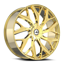 Load image into Gallery viewer, AZA-52722953915NG - Azara AZA-527 22X9.5 5X115 / 5X120.65 15mm Gold - Azara Wheels Canada