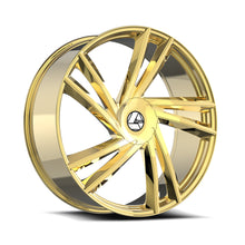 Charger l'image dans la galerie, AZA-52922853638NG - Azara AZA-529 22X8.5 5X112 / 5X114.3 38mm Gold - Azara Wheels Canada