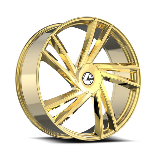 AZA-52922953915NG - Azara AZA-529 22X9.5 5X120 / 5X115 15mm Nano Gold - Azara Wheels Canada