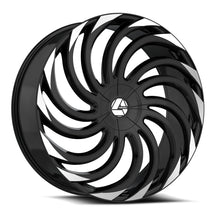 Load image into Gallery viewer, AZA-5342495722BM - Azara AZA-534 24X9 6X139.7 / 6X135 22mm Black &amp; Machined - Azara Wheels Canada