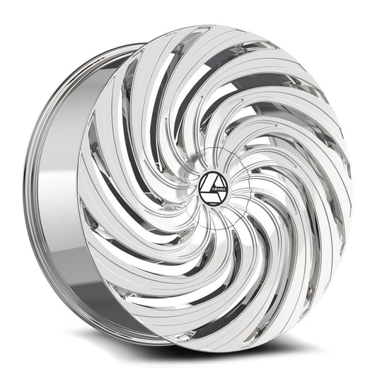 AZA-5352895BL15C - Azara AZA-535 28X9.5 Blank 15mm Chrome - Azara Wheels Canada