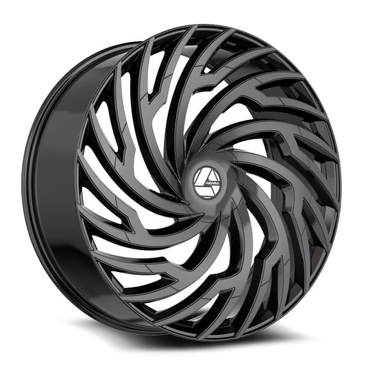 AZA-5361883835GB - Azara AZA-536 18X8 5X120 / 5X114.3 35mm Gloss Black - Azara Wheels Canada