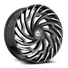 Load image into Gallery viewer, AZA-5362295BL15BM - Azara AZA-536 22X9.5 Blank 15mm Gloss Black &amp; Machined - Azara Wheels Canada