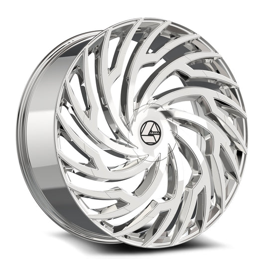 AZA-5363095BL15C - Azara AZA-536 30X9.5 Blank 15mm Chrome - Azara Wheels Canada