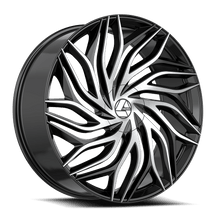 Load image into Gallery viewer, AZA-5372493932BM - Azara AZA-537 24X9 5X115 32mm Gloss Black &amp; Machined - Azara Wheels Canada