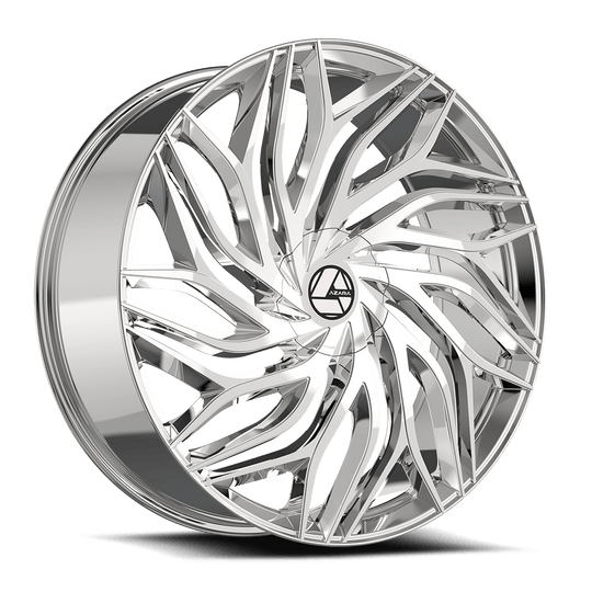 AZA-53722853838NC - Azara AZA-537 22X8.5 5X114.3 38mm Nano Chrome - Azara Wheels Canada