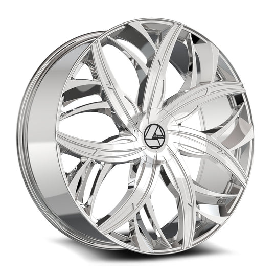 AZA-54120853835NC - Azara AZA-541 20X8.5 5X120 / 5X114.3 35mm Chrome - Azara Wheels Canada
