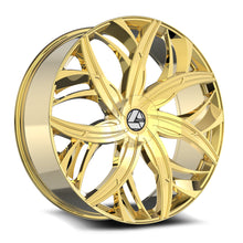 Load image into Gallery viewer, AZA-54122853638NG - Azara AZA-541 22X8.5 5X114.3 / 5X112 38mm Gold - Azara Wheels Canada