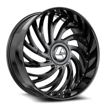 Charger l'image dans la galerie, AZX-101249BL15GB - Azara AZX-101 24X9 Blank 5X 15mm Gloss Black - Azara Wheels Canada