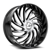 Load image into Gallery viewer, AZX-1012695BL15BM - Azara AZX-101 26X9.5 Blank 15mm Gloss Black &amp; Machined - Azara Wheels Canada