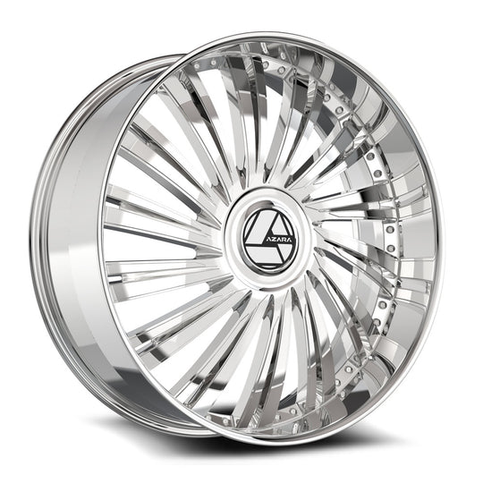 AZX-10220853235C - Azara AZX-102 20X8.5 5X108 / 5X114.3 35mm Chrome - Azara Wheels Canada