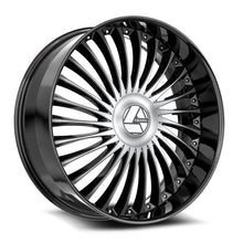 Charger l'image dans la galerie, AZX-1032895BL15BM - Azara AZX-103 28X9.5 Blank 15mm Gloss Black &amp; Machined - Azara Wheels Canada