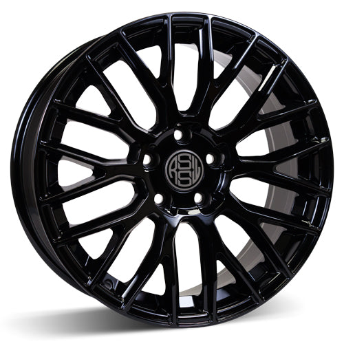 AZZ2055CGB - RSSW Custom 20X9 5X114.3 ET 35MM Bore 73.1MM Gloss Black - RSSW Wheels Canada