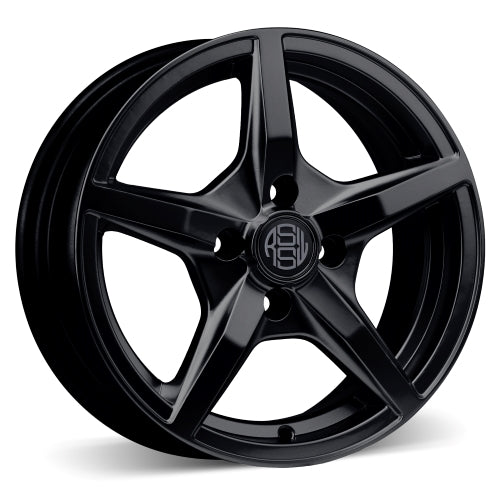 AZZ448JGB - RSSW Jazz 14X6 4X100 ET 38MM Bore 54.1MM Gloss Black - RSSW Wheels Canada