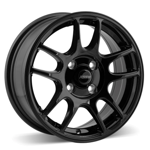 AZZ448RUGB - RSSW Rush 14X6 4X100 ET 35MM Bore 54.1MM Gloss Black - RSSW Wheels Canada