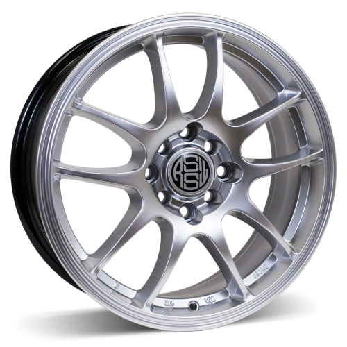 AZZ5405VHS - RSSW Velocity 15X6.5 4X100 / 4X114.3 35mm Hyper Silver - RSSW Wheels Canada