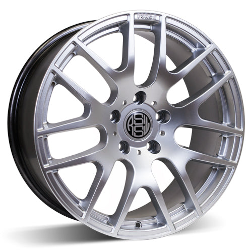 AZZ754DHS - RSSW Diamond 17X8 5X120 ET 35MM Bore 72.6MM Hyper Silver - RSSW Wheels Canada