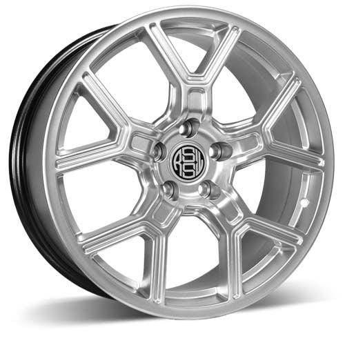 AZZ853FHS - RSSW Faith 18X8 5X110 ET 40MM Bore 65.1MM Hyper Silver - RSSW Wheels Canada